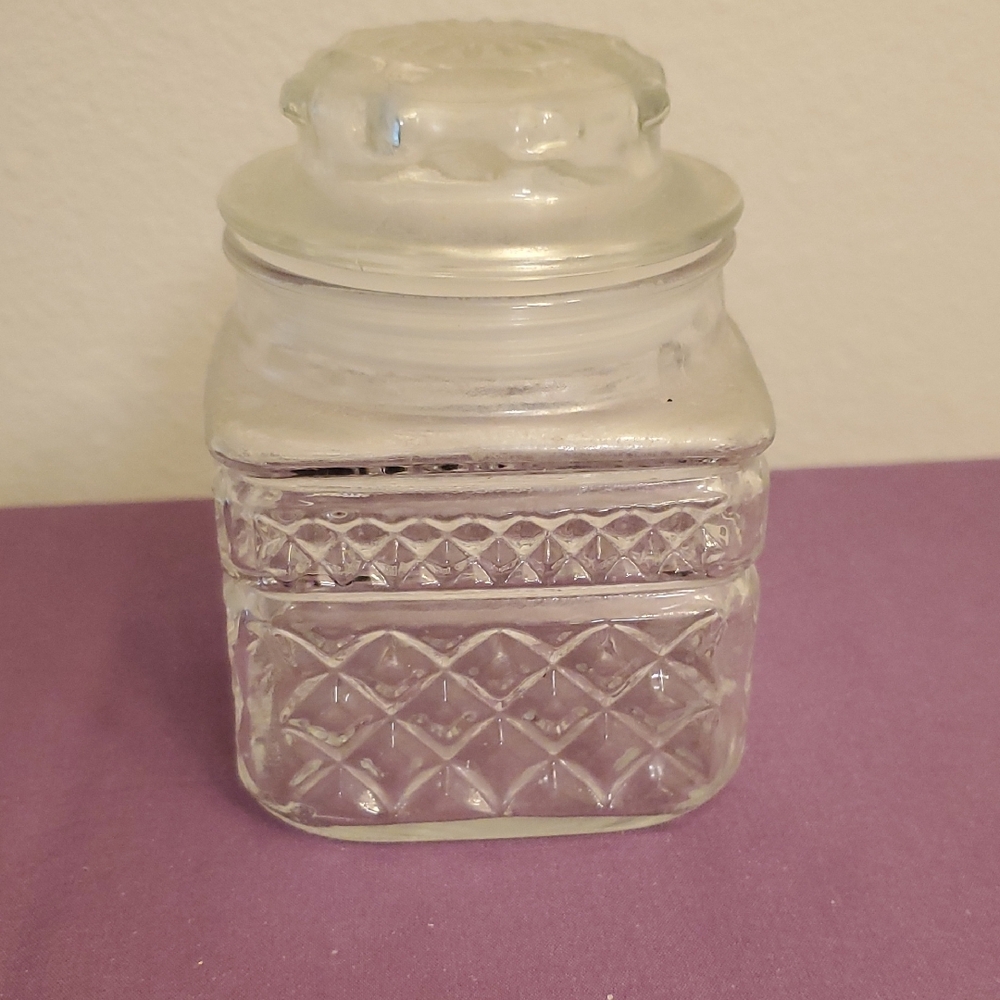 Clear Glass Jar with Lid